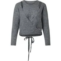 pieces Strickjacke PCMAJI LS O-NECK WRAP KNIT D2D