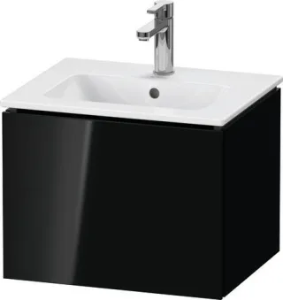 Duravit L-Cube Waschtischunterbau wandhängend Schwarz Hochglanz 520x421x400 mm - LC611804040 LC611804040