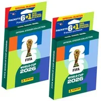 Panini Sammelkarte Fifa World Cup 2026 Sticker - WM Sammelsticker, - 2 Blister