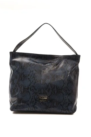 Pompei Donatella Blue en cuir d'épaule pour femmes