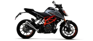 Sport Auspuff Arrow Pro-Race Edelstahl für KTM Duke 125 / 390 Bj. 2021-2023 EURO-5 +ABE