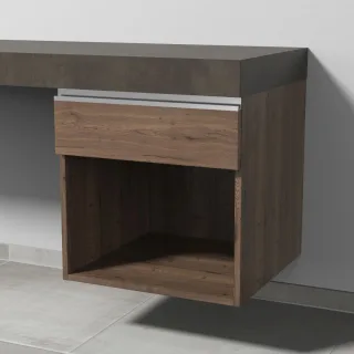 Sanipa Anbau-/Solitärschrank 2morrow (L2353) 510x500x520 Eiche-Tabak, L235350 L235350