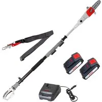 ikra GmbH Akku-Hochentaster ICPS 2020, bis 4 m Arbeitshöhe, (inkl. Akku & Schnelllader), 20 cm Sägelänge, bis 4m Arbeitshöhe, inkl. 2. Akku & Schnelllader