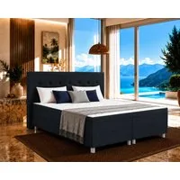 Best for Home Boxbett Neo Sawana Komfortable Bonellfederkernmatratze mit 5 cm Topper (Komplettbett, 4-St., 90x200 120x200 140x200 160x200 180x200 200x200), 7-Zonen-Bonnellfederkernmatratze, ergonomischer Schlafkomfort