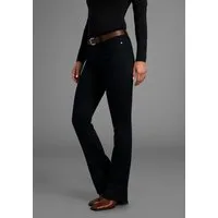 Arizona Bootcut-Jeans Shaping elastische Passform, Bootcut-Beinform, Used-Waschung, hohe Taille