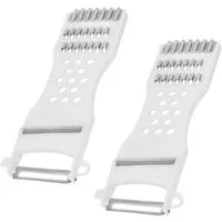 FELIXLEO Sparschäler 2x Multifunktional Sparschäler Edelstahl Spargelschäler, (2-tlg)