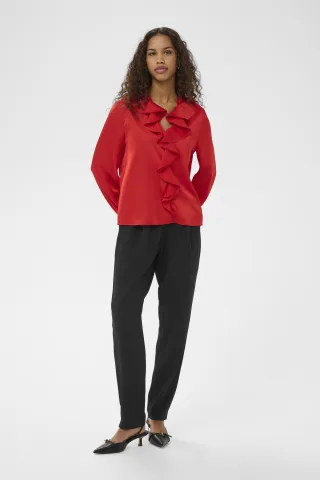 Langarm-Bluse LodisaSZ Langarm-Bluse Gerade Passform