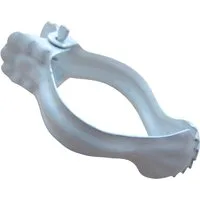 rewagi Donauklammer Donauklammer, Gardinen Dekorative Accesories, Gardinenzubehör, Gardinen, Dekoschals, Vorhänge, Seitenschals, (8-tlg., Farbe: weiß / Größe: Ø 22 mm), Verkaufseinheit: 8, 12, 24, 50, 100 Stück