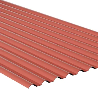 PVC Blickdichte Platte | SINTRA | 77/18 | 1,2 mm | Breite 900 mm | Rot-Metallic