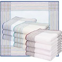 Betz Taschentuch 12 Stück Damen Stoff Taschentücher Paloma 4 Größe 28x28 cm, (Set, 12-St. 12 Taschentücher 28x28 cm), 100% Baumwolle