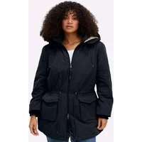 Sheego Allwetterjacke Parka Langarm