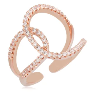 US Polo Assn Jewellery – Stella-Ring aus Roségold