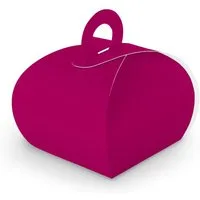 itenga Geschenkbox itenga Geschenkbox mit Griff pink aus Karton