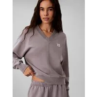 Calvin Klein Jeans Sweatshirt WOVEN LABEL TERRY V-NECK Regular fit mit V-Ausschnitt