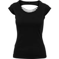 WITORU T-Shirt 1er/2er Pack - Nackenfreies Damen Shirt für Frauen und Mädchen (2-tlg) - 100% Baumwolle, offener Rücken
