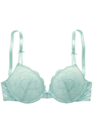 LASCANA - LASCANA Push-up BH turquoise - Gr. - 75C