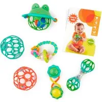 Bright Starts Rassel Little Shakers, Rassel-Geschenkset (Set, 6-tlg), mit Sound
