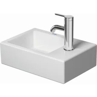 Duravit Vero Air Handwaschbecken 0724380000 38 x 25 cm, mit Hahnloch, ohne Üüberlauf, weiss