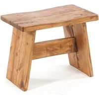 DESIGN DELIGHTS Hocker SITZBÄNKCHEN "SCHEMEL 40", Altholz massiv, 31x40x25cm, Fußhocker, 0