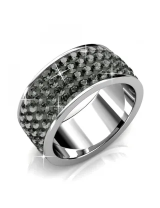 Walzenring - Silber und Grau
