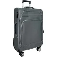 My Travel Bag Koffer 3090 Stoffkoffer 4-Rollen Trolley Reisekoffer Tasche Reisetasche, inkl. Dehnungsfuge und 360° Rolle