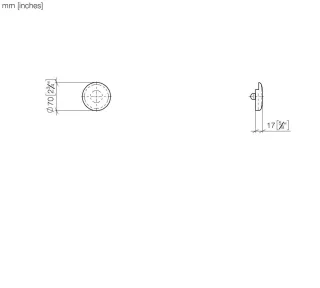 Dornbracht Rohrunterbrecher SERIENNEUTRAL 36150970 chr gebürstet 36150970-93