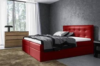 Boxspringbett Schlafzimmerbett VIDE XL 140x220cm in div. Farbvarianten