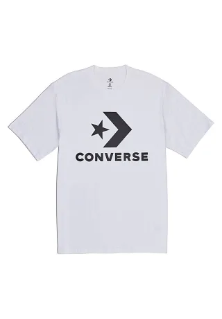 Converse Star Chevron Center Front Tee Damen T-Shirt 10018569 Weiß