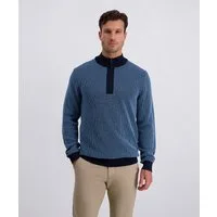 Pierre Cardin Troyer Strick Troyer RV Strukturmuster in Bicolour