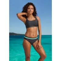 s.Oliver Bustier-Bikini-Top Yella, mit kontrastfarbenen Details und gekreuzten Bändern im Rücken