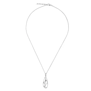 Orphelia 'Ava' Damen-Kette mit Anhänger aus 925er Sterlingsilber – Silber zh-7374