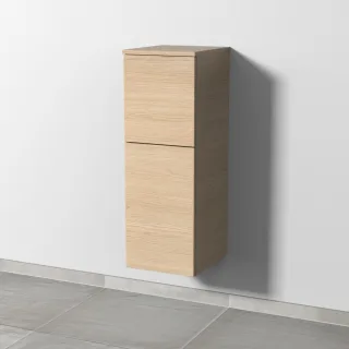 Sanipa 3way Mittelschrank mit 1 Tür und 1 Auszug, Eiche-Nordic, SM12448 SM12448
