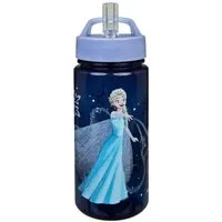 Disney Trinkflasche 500 ml Frozen Kinder blau Wasserflasche für Alltag