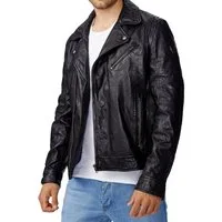 Tazzio Lederjacke 19708 Echtleder Jacke im Biker-Look
