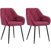 Woltu Polsterstuhl (Set, 2 St), Esszimmerstühle Ergonomisches Design Stuhl
