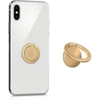 kwmobile Popsockets Metall-Smartphone-Ringhalter - 360° drehbar, mit Standfunktion, (1-tlg., Smartphone Fingerhalter)