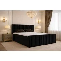 B&B Home Boxspringbett Benito I 180 cm 200 cm (H3 Matratze Bonellfederung, Kopfteil, Bettkasten und Topper)