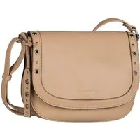 TOM TAILOR Satteltasche Elaria, Western-Chic mit Nieten und Ösen als Blickfang mit Deko-Anhänger