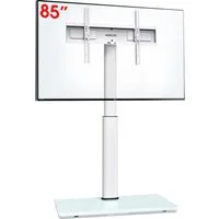 AOKCOS TV-Ständer hohe TV-Halterung, 43-85 Zoll, (bis 85 Zoll, höhenverstellbar, schwenkbar ±30°, neigbar -2° bis +10)