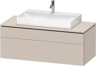 Duravit L-Cube Konsolenwaschtischunterbau wandhängend Taupe Supermatt 1220x550x482 mm - LC4882083830 LC4882083830000