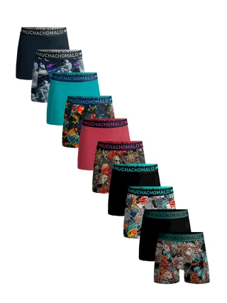 Muchachomalo - Caleçons 10-pack Hommes - Qualité parfaite - Ceinture douce