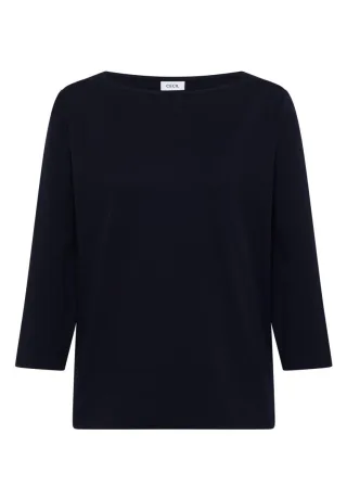 Cecil - Basic-Shirt mit 3/4-Arm blau - Gr. - S