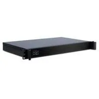 1U K-126L, Server-Gehäuse schwarz, 1 Höheneinheit