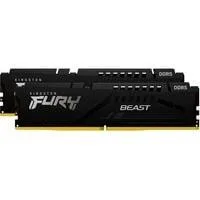 DIMM 32 GB DDR5-6400 (2x 16 GB) Dual-Kit, Arbeitsspeicher schwarz, KF564C32BBEK2-32, FURY Beast, INTEL XMP, AMD EXPO