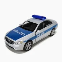 goki Spielzeug-Auto Polizei Mercedes, (packung, 1-tlg., spar set), Mit Rückzugmotor,solide Verarbeitung