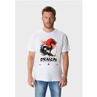 Oldskull T-Shirt ASIAN DRAGON SPIRIT GRAPHIC (1-tlg) mit angesagtem Frontprint