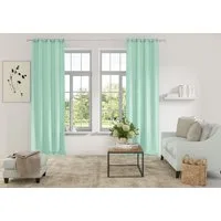 OTTO home Vorhang Parry (2 St), Ösen, blickdicht, Polyester, 2-er Set, blickdicht, monochrom, basic