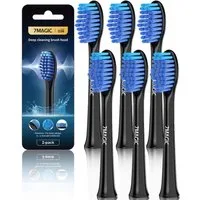 MCURO Aufsteckbürsten D36 Tiefenreinigung Aufsteckbürsten für D36 Elektrischen Zahnbürste, 2er Set, Arbeitet mit Precision Clean, 3D Whitening, Sensitive Clean, U-förmige Borsten, Standardgröße,Ersatzbürsten für tägliche Reinigung