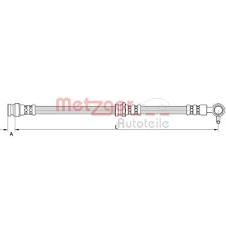 Metzger Bremsschlauch vorne rechts Mazda Cx-5