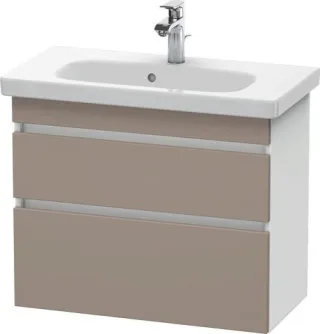 Duravit DuraStyle Waschtischunterbau wandhängend Basalt & Weiß Matt 730x368x610 mm - DS649904318 DS649904318